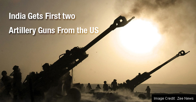 indian army gets first two artillery gun from us
