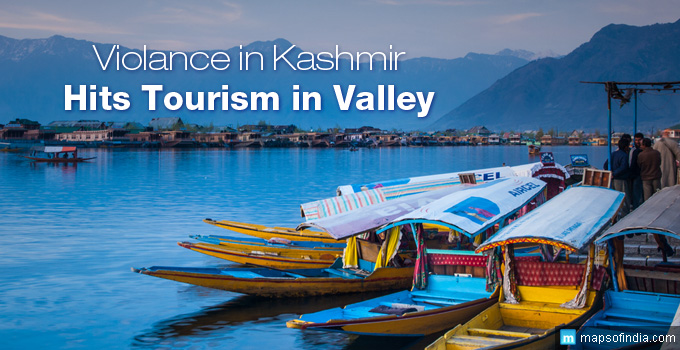 violance in kashmir hits tourism in valley