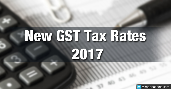 New GST Tax Rates-2017