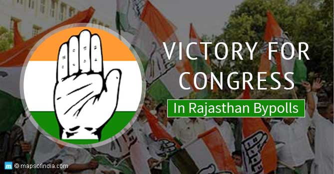 Congress victory in Rajasthan Bypolls