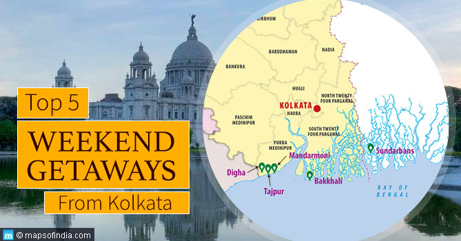 Top-5 Weekend Getaways From Kolkata