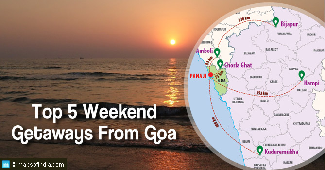 Top-5 Weekend Getaways From Goa
