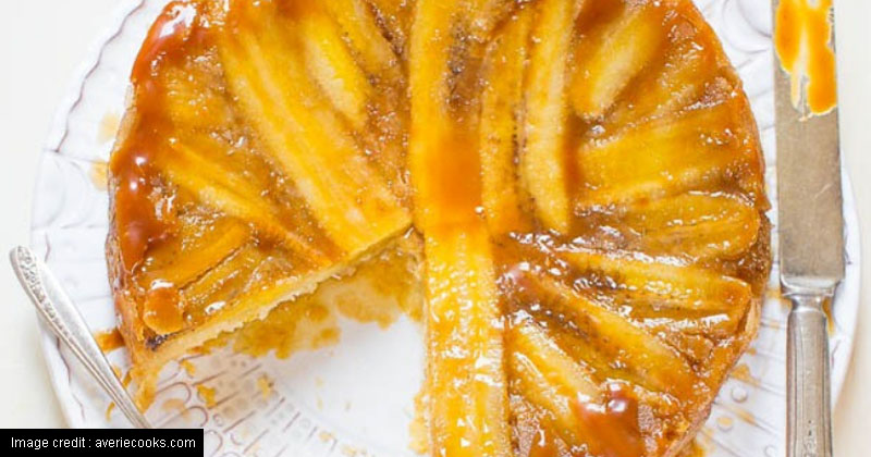 Caramelized Banana Upside-Down Cake