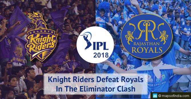 Knight Riders defeat Royals in the Eliminator Clash