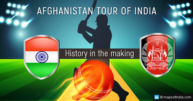 Afghanistan tour of India History in the making