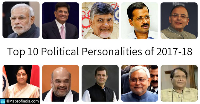 Top 10 Indian Political Personalities of 2017-18