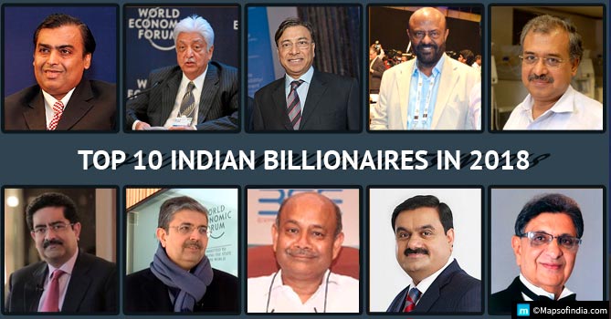 Top 10 Indian Billionaires