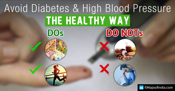 Causes of diabetes and high blood pressure in India