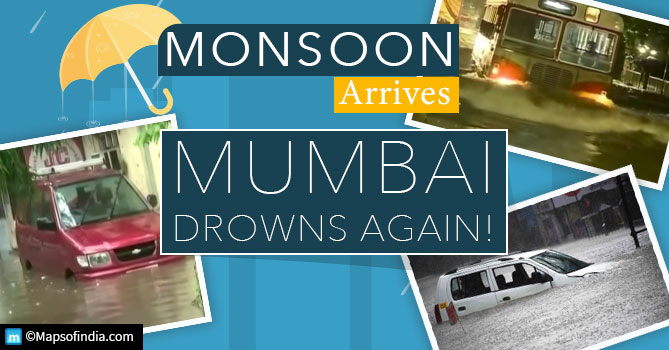 Why Mumbai almost drowns when the monsoon arrives?