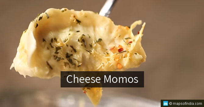 Cheese momos 