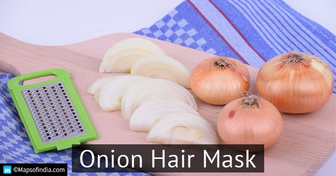 Onion hair mask