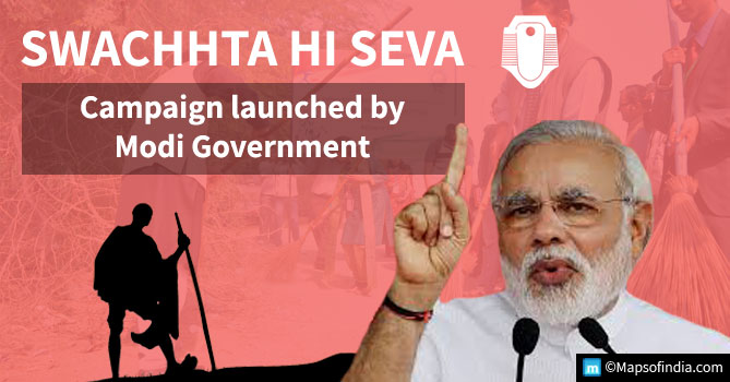Swachhta hi seva- New Modi Government Campaign launched