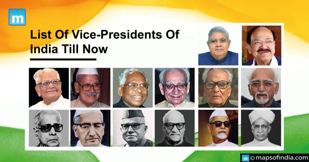 List Of VicePresidents Of India Till Now Their Tenure & Party Name