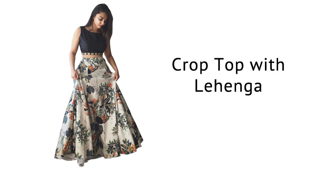 Crop Top with Lehenga