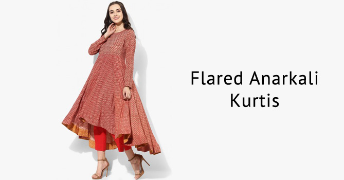 Flared Anarkali Kurtis