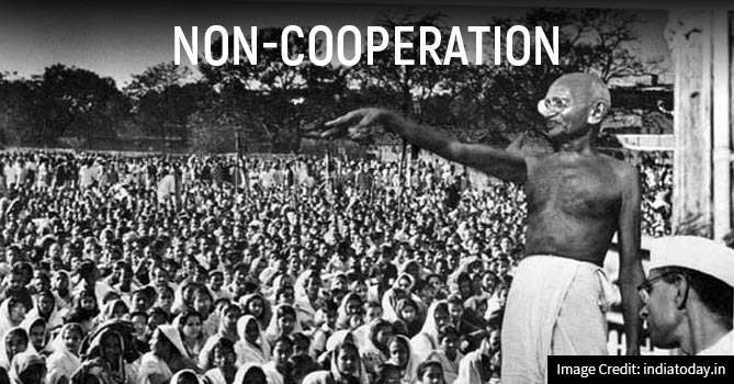 Non Cooperation Movement 1920 My India