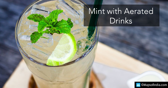 Mint with Aerated Drinks