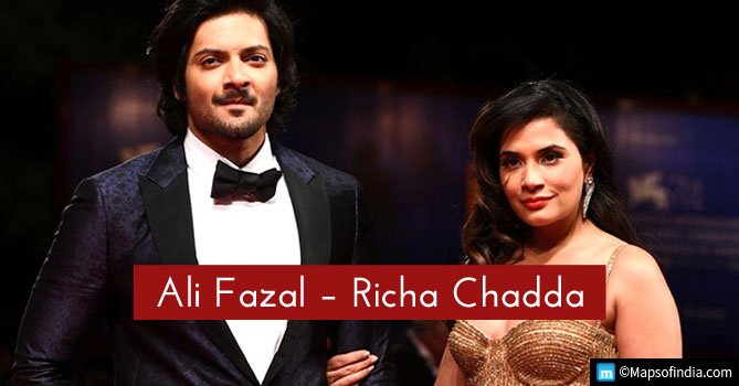 Ali Fazal and Richa Chaddha