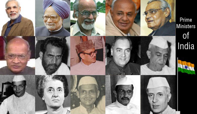 List Of Prime Ministers Of India From 1947 To 2019 With Working
