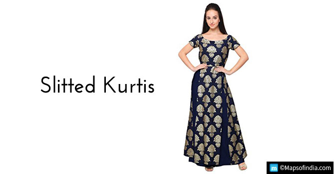 Slitted Kurtis- Fashion to Follow this Diwali