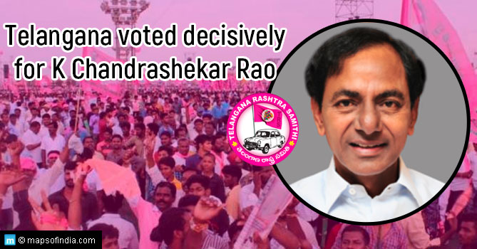 Telangana voted decisively for K Chandrashekar Rao