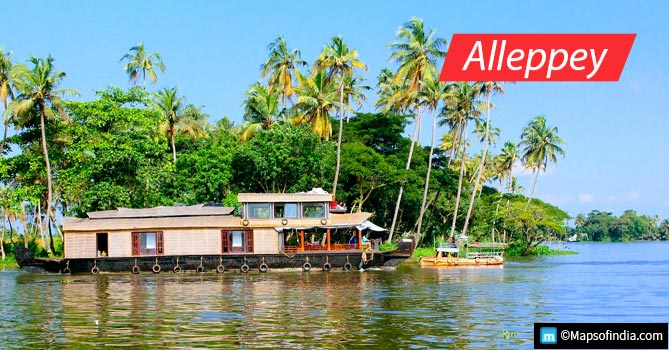 Places to visit on new year - Alleppey
