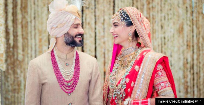 Anand Ahuja and Sonam Kapoor