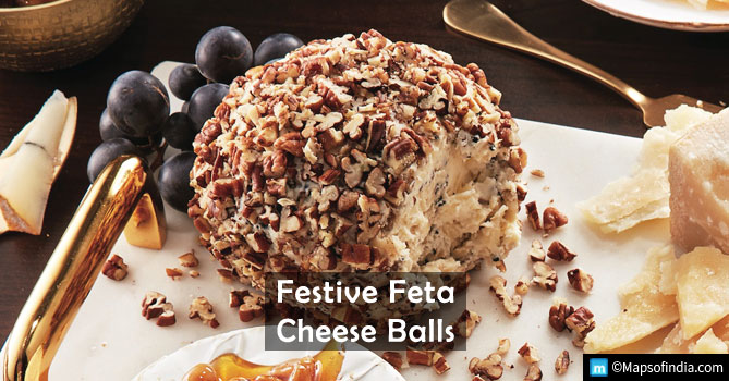 Festive Feta Cheese Balls Festive Feta Cheese Balls