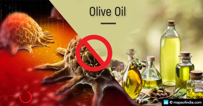 olive oil protects a person against cancer