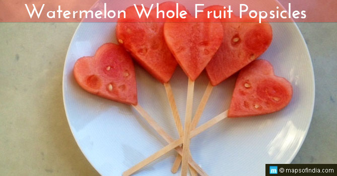 Watermelon Whole Fruit Popsicles