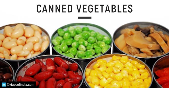 Canned Vegetables - Foods That Can Damage Your Kidney