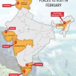 Places to Visit in February Map