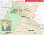 Map Showing Location of Balakot in Pakistan