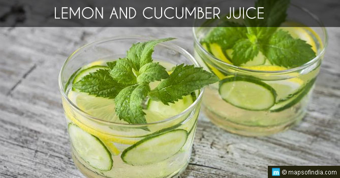 Lemon and Cucumber Juice