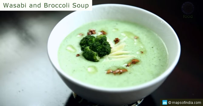 Wasabi and Broccoli Soup