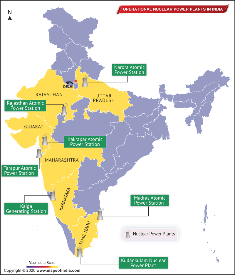 Operational Nuclear Power Plants In India India