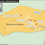 Map Showing Top Places to Eat in Mahabaleshwar