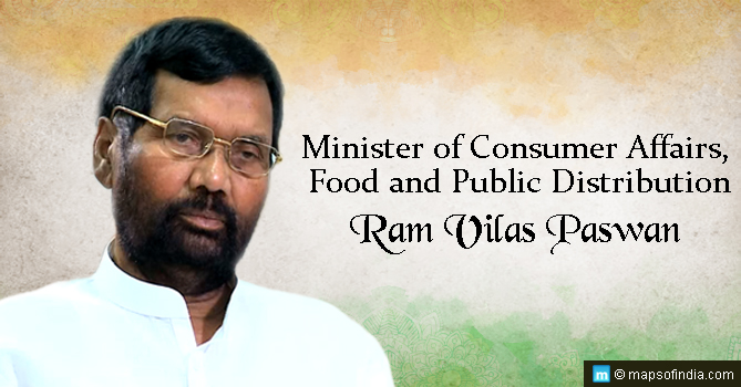 Ram Vilas Paswan - Minister of Consumer Affairs, Food and Public Distribution