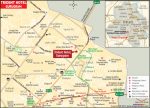 Location of Hotel Trident in Gurugram