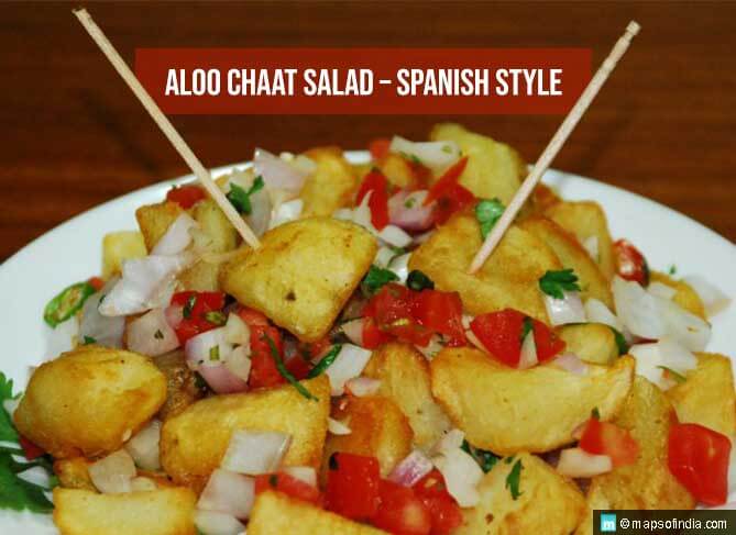 Aloo Chaat Salad Recipe