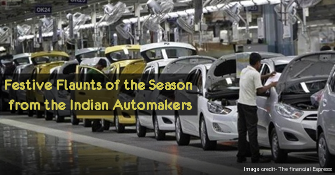 Festive Flaunts of the Season from the Indian Automakers