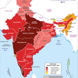 Map Showing IPC Crime Data 2017