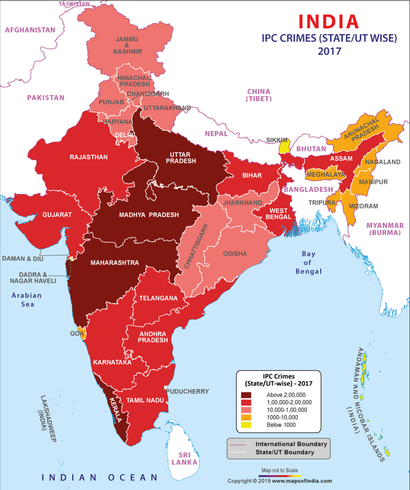 Intensive Crime In India Makes Law Abiding Citizens Life Uncertain