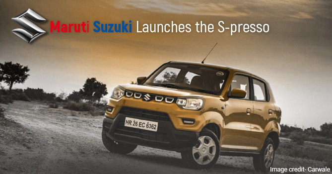 Maruti Launches the S-presso