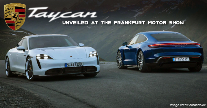 Porsche Taycan Unveiled at the Frankfurt Motor Show