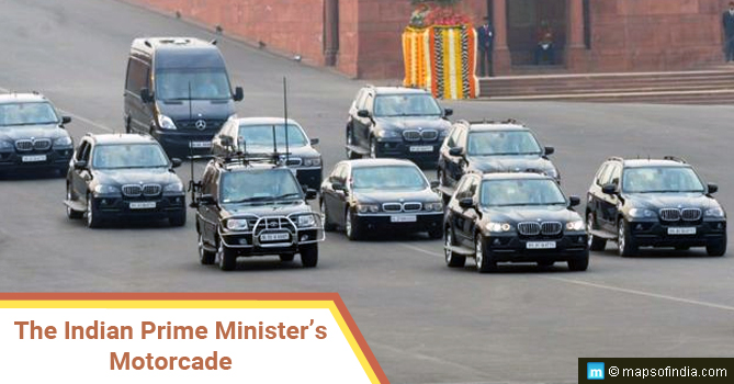 The Indian Prime Minister’s Motorcade