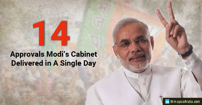 14 Approvals Modi’s Cabinet Delivered in A Single Day