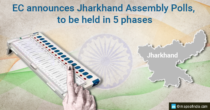 EC Announces Jharkhand Assembly Polls, to be held in 5 Phases