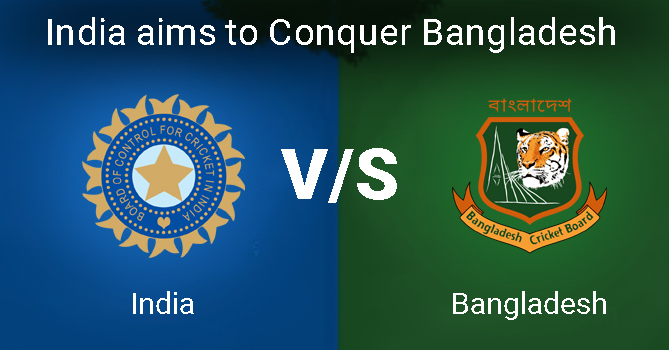 India will play Bangladesh for 2 Test Matches