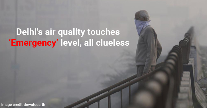 Delhi's Air Quality Touches Emergency Level, All Clueless